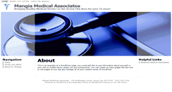 Desktop Screenshot of mangiamedical.com