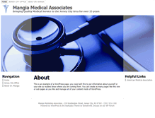 Tablet Screenshot of mangiamedical.com